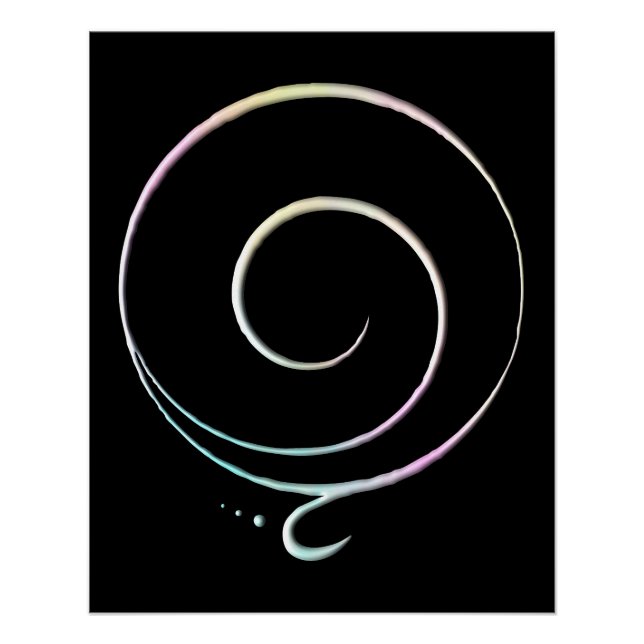 Pastel Gratitude  Poster (Front)