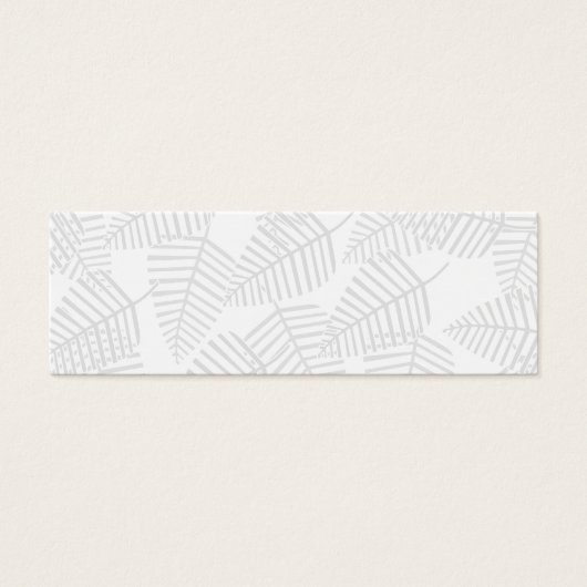 Pastel Gray Leaves. (Front)