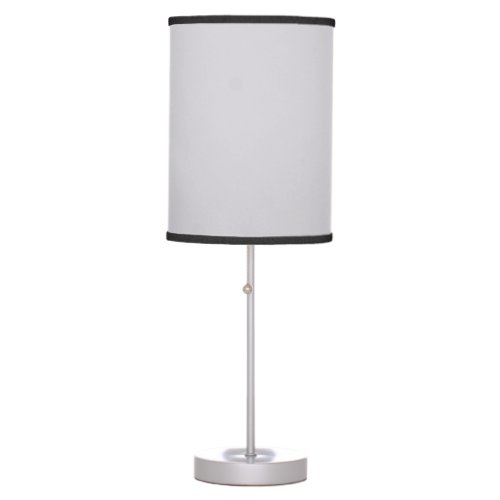 Pastel Grayish Lilac Solid Color _ Violet Morning Table Lamp
