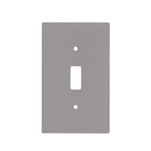 Pastel Grayish Purple Solid Color Pairs Birch Root Light Switch Cover