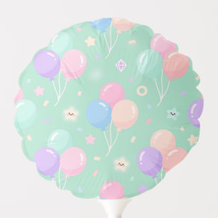 Pastel Green Birthday Balloons
