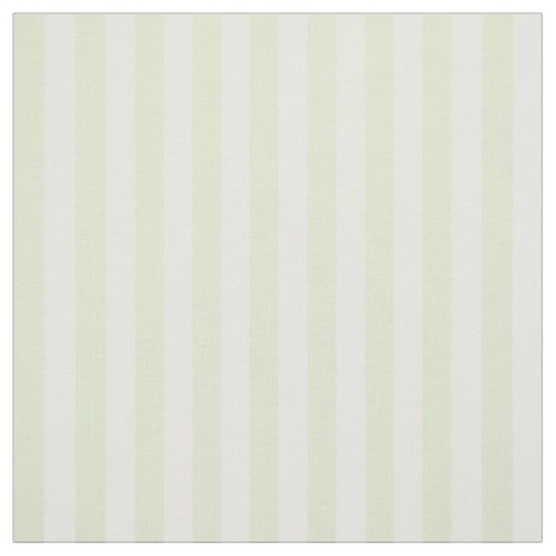 Pastel Green Celery White Stripe Fabric