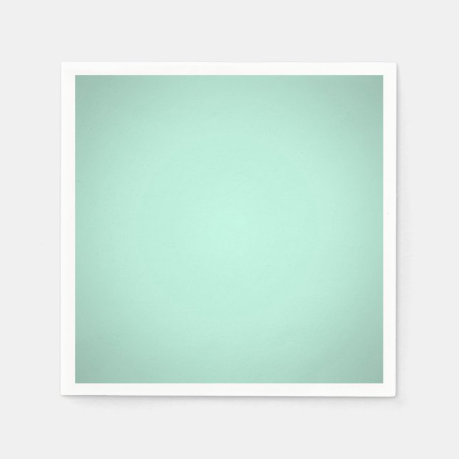 Pastel green color, solid napkins (Front)