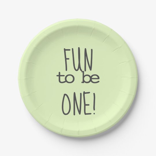 pastel green paper plates