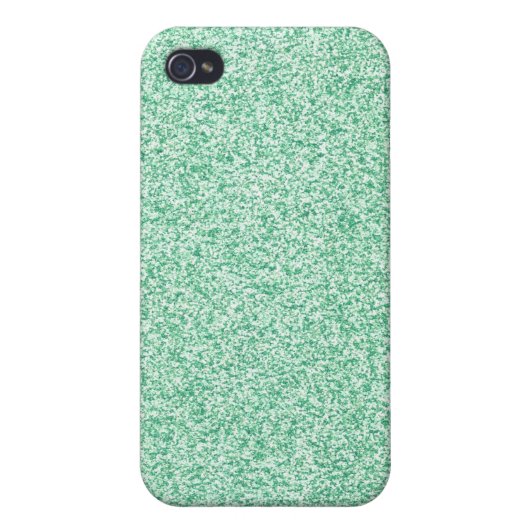 Pastel Green Glitter iPhone Case (Back)