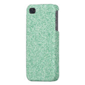 Pastel Green Glitter iPhone Case (Back Left)