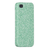 Pastel Green Glitter iPhone Case (Back Right)