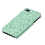 Pastel Green Glitter iPhone Case (Bottom)