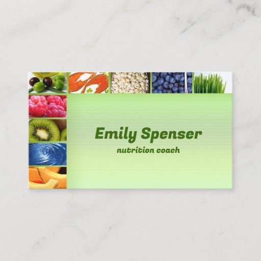 Customizable Healthy life  business card