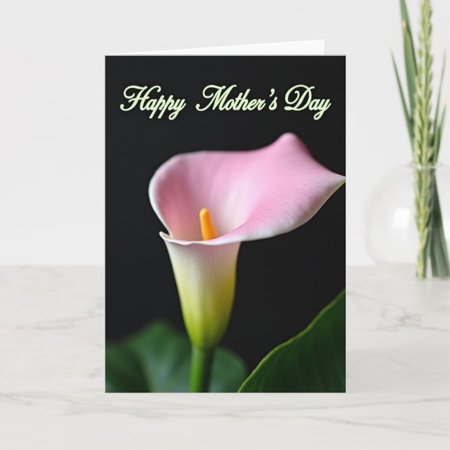 Pastel Green Mothers Day Card (Front)