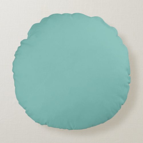 Pastel Green Round Pillow