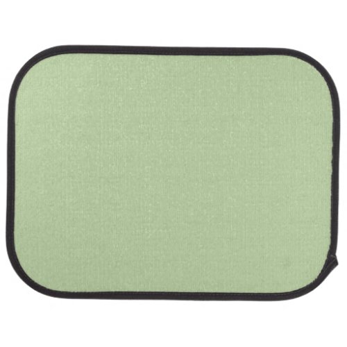 Pastel Green Solid Color Pairs Aloe Gel 058_83_18 Car Floor Mat