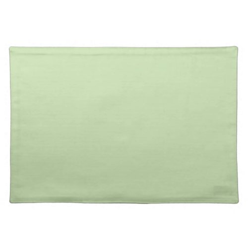 Pastel Green Solid Color Pairs Aloe Gel 058_83_18 Cloth Placemat