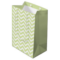 Pastel Green & White Chevron Wedding Birthday Tissue Paper