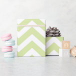 Pastel Green & White Chevron Wedding Birthday Wrapping Paper<br><div class="desc">This stylish Pastel Green and White Chevron Print graphic design is perfect for any project. The pastel green and white color palette gives it a classic look that can be used in a variety of projects. It's perfect for a modern, minimalistic, and sophisticated look that will make your design stand...</div>