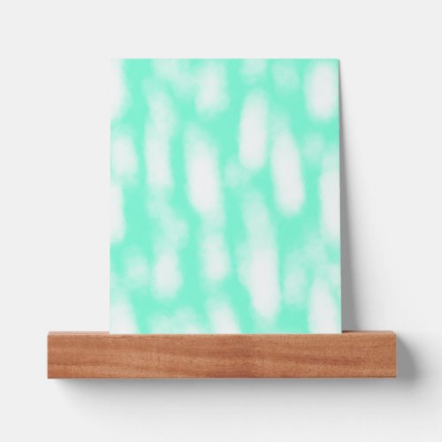 Pastel green white watercolor stripes abstract pat picture ledge