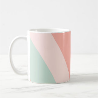 Pastel Groovy Retro Vintage colorful Pattern Coffee Mug