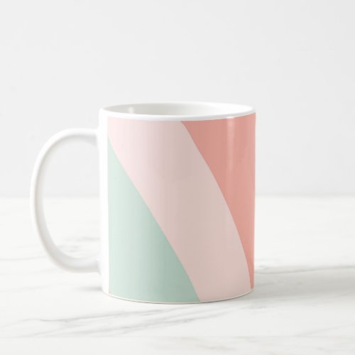 Pastel Groovy Retro Vintage colorful Pattern Coffee Mug