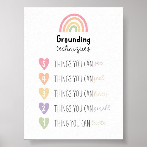 Pastel Grounding technique poster
