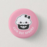 Pastel Grunge Spooky Cute Cupcake Button at Zazzle