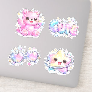 Pastel Gummy Bear & Y2K Kawaii Sticker