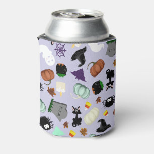 Pastel Halloween Can Cooler