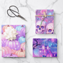 Pastel Halloween Dreams Wrapping Paper Sheets