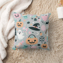 Pastel Halloween Spooky Pattern