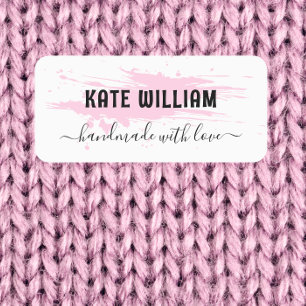 Pastel Handmade with love by clothing label