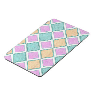 Pastel Harlequin Prism Diamond Pattern iPad Mini Cover