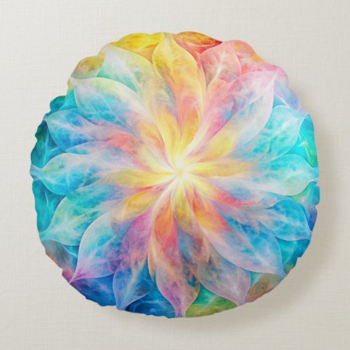Pastel Harmony Abstract Throw Pillow Cover
