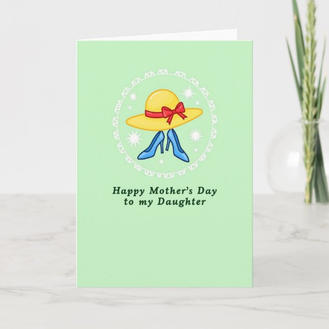 Pastel Hats Sweet Mothers Day Card (Front)