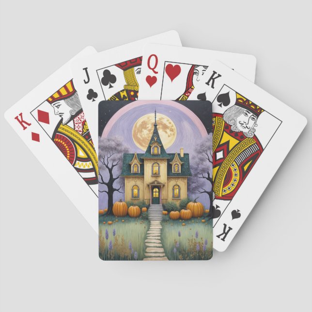 Pastel Haunt Poker Cards (Back)