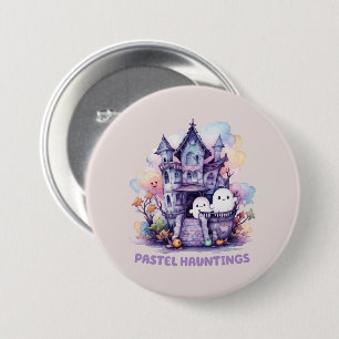 Pastel Hauntings – Cute Pastel Purple House Button