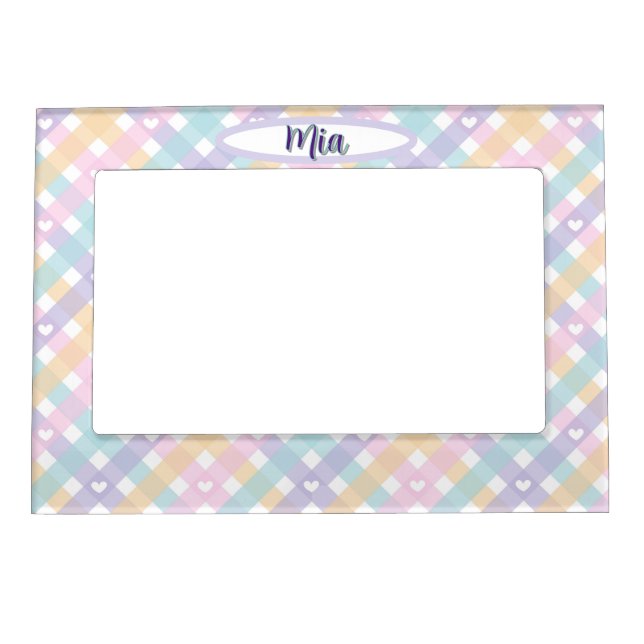 Pastel Heart Customize  Magnetic Frame (Front)