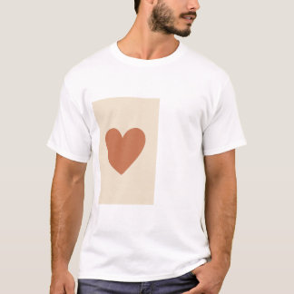 Pastel Heart Minimalist Christian T-Shirt