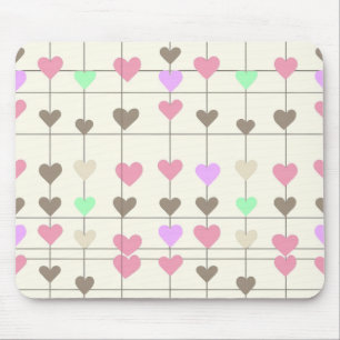 Pastel heart Mousepad