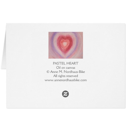 Pastel Heart Painting (Back Horizontal)