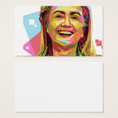 pastel Hillary Clinton (Front & Back)