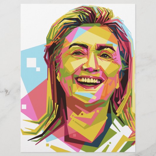 pastel Hillary Clinton (Front)