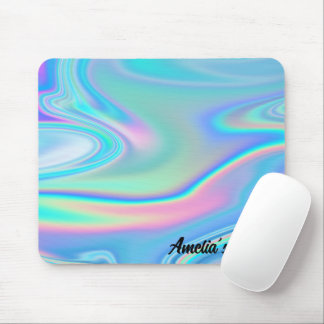 Pastel Holograph Abstract Mouse Pad
