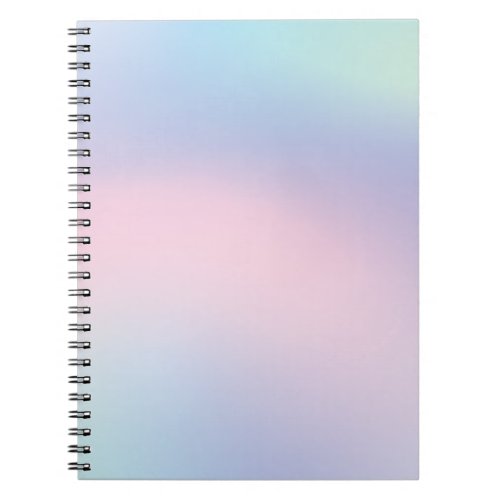 Pastel Holographic Notebook