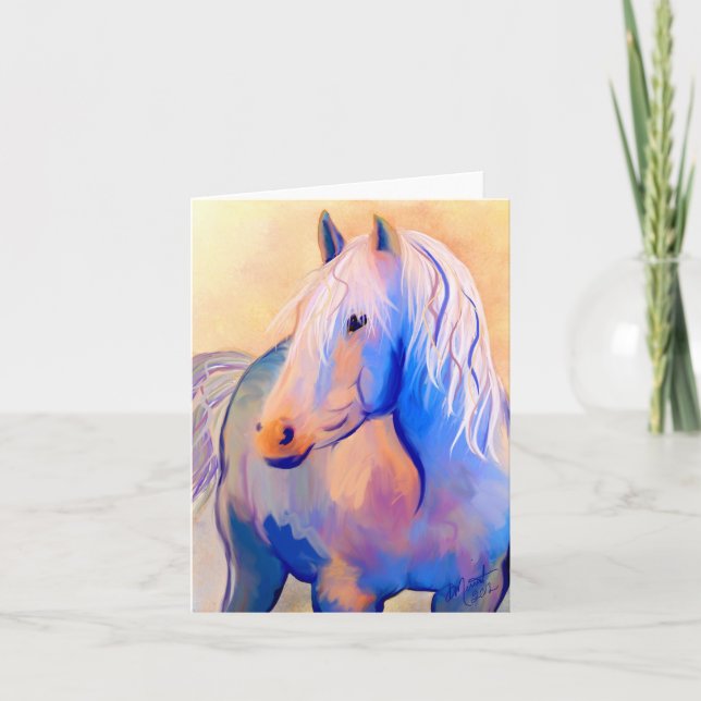 Pastel Horse Card (Front)