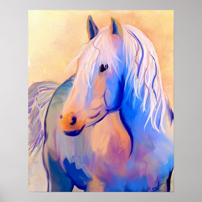 Pastel Horse Poster (Front)