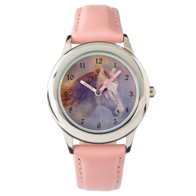 Pastel horse watch (Front)
