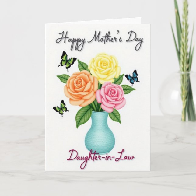 Pastel Hued Mothers Day Card (Front)