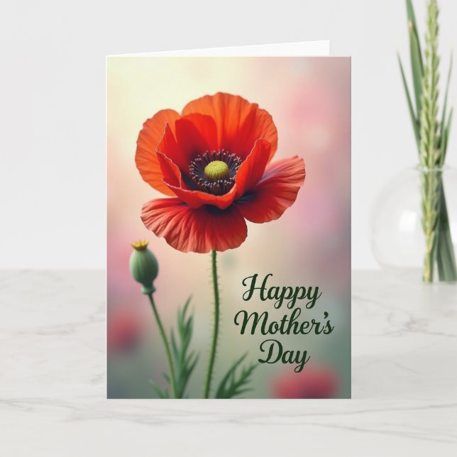 Pastel Hues Mothers Day Card (Front)