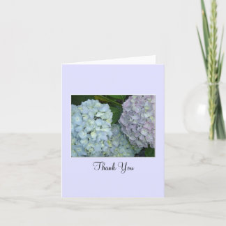 Pastel Hydrangeas Thank You Card