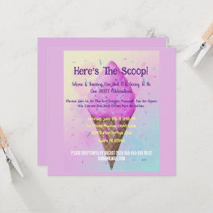 Pastel Ice cream Cone dripping