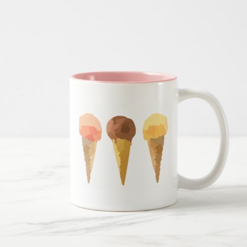 Pastel ice_cream Summer sorbet Two_Tone Coffee Mug